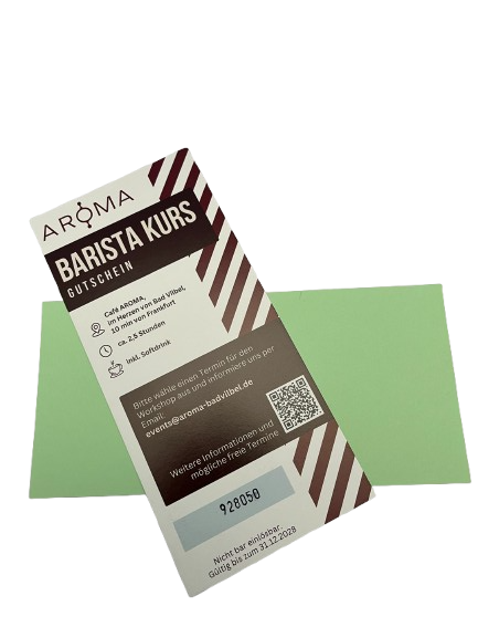 Barista Kurs Gutschein